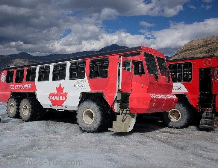 コロンビア大氷原への個人旅行 雪上車に乗って氷の上を歩こう いつかは夢のミリオン マイラー