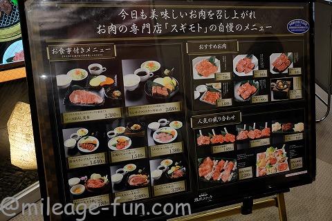 焼肉ステーキの老舗スギモトでランチ 金山駅直結で便利です いつかは夢のミリオン マイラー